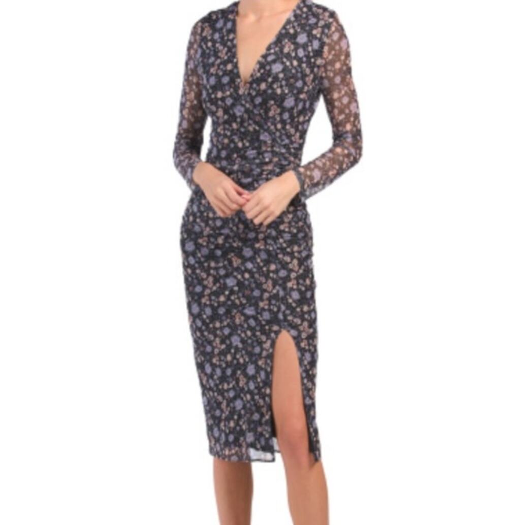 SAGE Collective floral midi dress, size 6